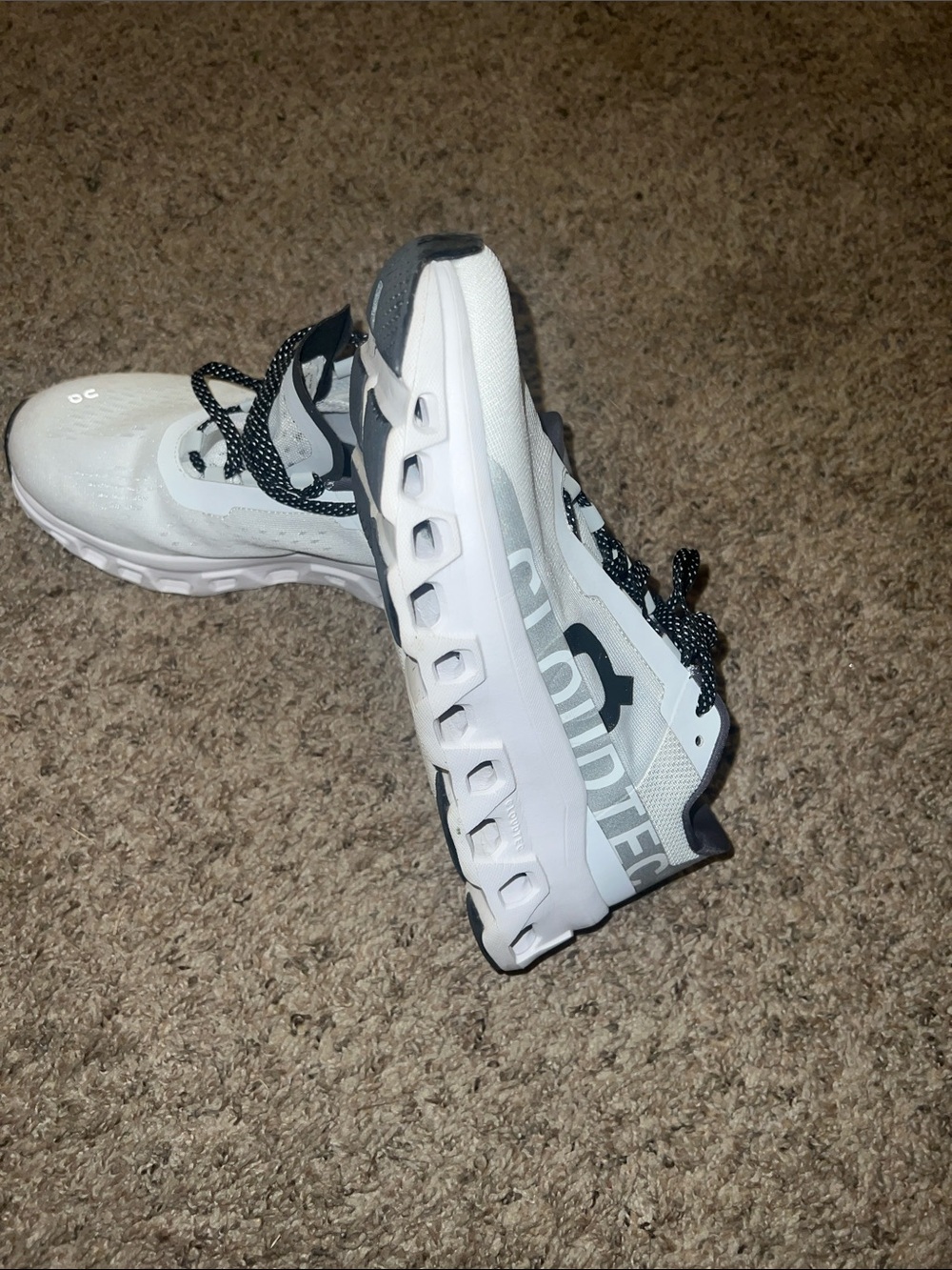 On Running women’s White and Gray CloudTec Sneakers - Picture 4 of 7